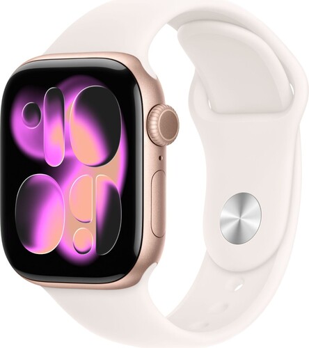 Apple Watch Series 11 42mm Розовое золото/алюминиевый корпус