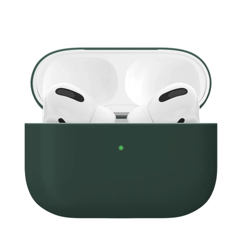 Чехол VLP Soft Touch для AirPods Pro темно-зеленый