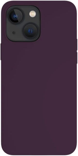 Чехол VLP Liquid Silicon Case (MagSafe) для iPhone 14 темно-фиолетовый