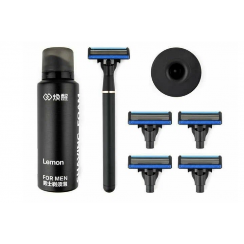Бритва Xiaomi Mijia Lemon Razor H600 (5 кассет + пена)