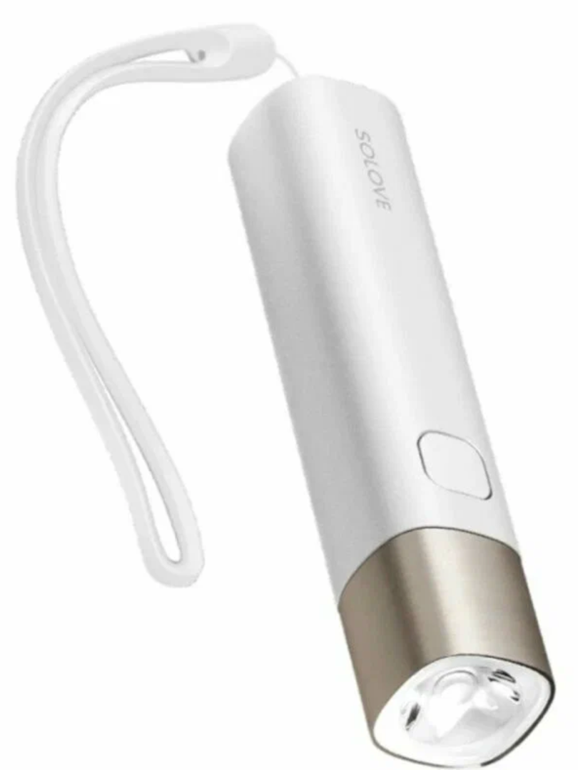 Фонарь Xiaomi Solove X3 / X3s Portable Flashlight Power белый